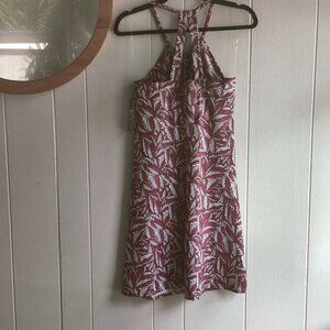 Eddie Bauer Criss cross strappy sleeveless Sundress in quick dry material. Sz M